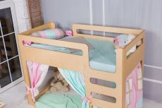Ліжко двоярусне IndigoWood Cubed wood 190х90см